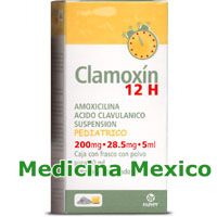 12 Hr Clamoxin Susp. (Children and Babies) 50 ml 200/28.5 mg (Am