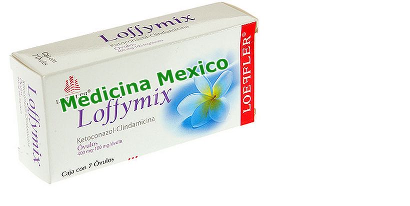 Loffymix (insertion) 400/100 mg, 7 Ovulos, Clindamycin, Ketocona
